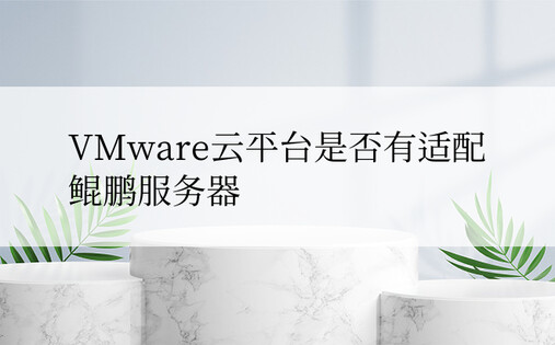 VMware云平台是否有适配鲲鹏服务器